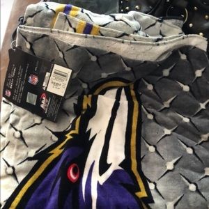 Baltimore ravens beach towel